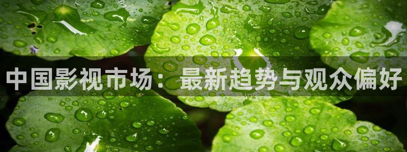 69视频免费在线看：中国影视市场：最新趋势与观众偏好